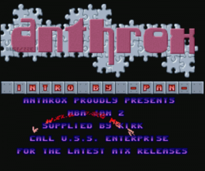 Anthrox - Slither Scroller Intro (PD) ROM